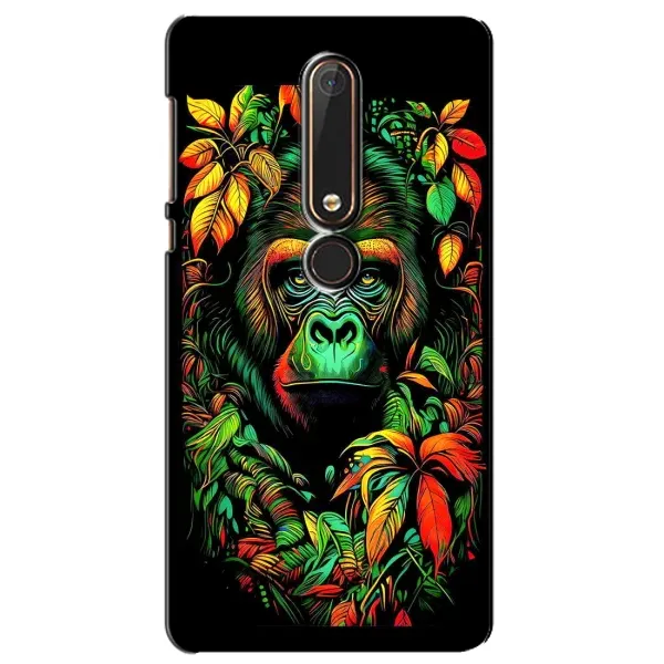 Чехол с принтом «Обезьяна в тропиках» для Nokia 6 2018