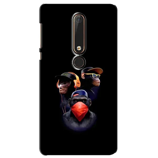 Чехол с принтом «Три обезьяны» для Nokia 6 2018