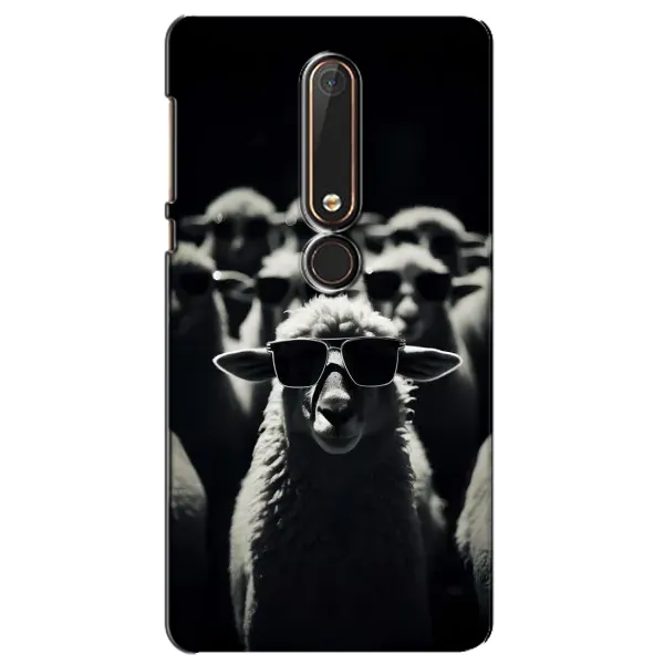 Чехол с принтом «Овечка в очках» для Nokia 6 2018
