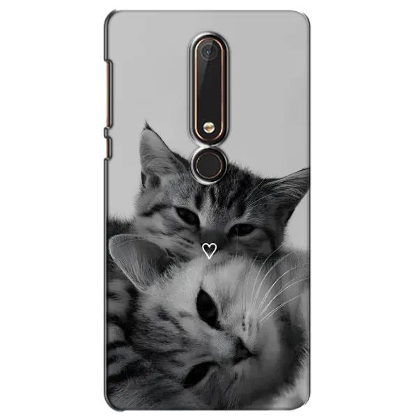 Чехол с принтом «Пара котов» для Nokia 6 2018 Чехол с принтом «Пара котов» для Nokia 6 2018