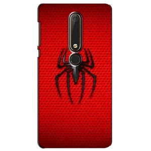 Чохол з людиною павуком для Nokia 6 2018 - (AlphaPrint) (Павук Марвел)