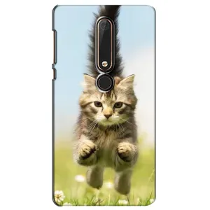Чохли з Котиками для Nokia 6 2018 (VPrint) (Прижок кота)