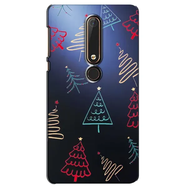 Чехол с принтом «Рождественские елки» для Nokia 6 2018