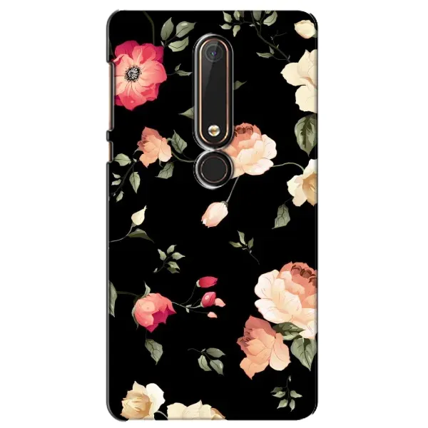 Чохол з принтом «Трояндочки» для Nokia 6 2018
