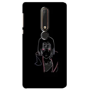 Чохли на тему: Ітачи Учіха для Nokia 6 2018 (AlphaPrint) (силует Ітачі)