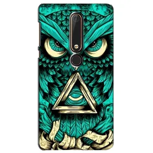 Чохол з пташками на Nokia 6 2018 (VPrint) (Сова з оком)