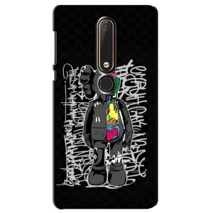Чохли для Nokia 6 2018 - Bearbrick Louis Vuitton (PREMIUMPrint) (Стиль Bearbrick)
