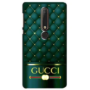 Чохли  GUCCI для Нокіа 6 2018 (AlphaPrint) (Текстура Гуччі)