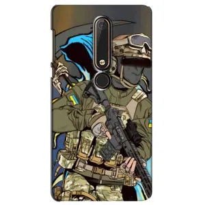 Чехлы с картинкой ЗСУ для Nokia 6 2018 (AlphaPrint) (Воїн ЗСУ)