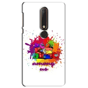 Чохли Амонг Ас для Nokia 6 2018 (AlphaPrint) (Яскравий АмонгАс)