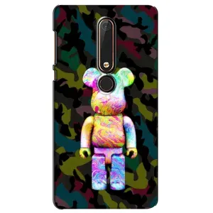 Чохли для Nokia 6 2018 - Bearbrick Louis Vuitton (PREMIUMPrint) (Яскравий Bearbrick)