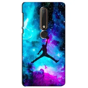 Чохли для Nokia 6 2018 - з картинкою JORDAN (AlphaPrint) (Яскравий Джордан)