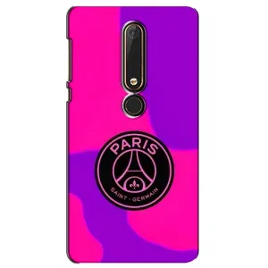 Чохли PSG для Nokia 6 2018 (AlphaPrint) (яскравий ПСЖ)