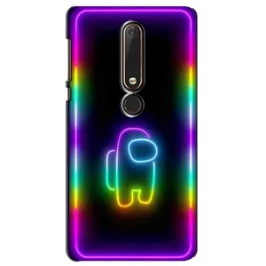Чохли Амонг Ас для Nokia 6 2018 (AlphaPrint) (Яскравий скін)