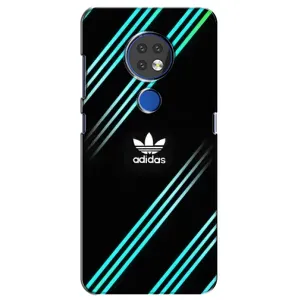 Чохли Адидас для Nokia 7.2 (AlphaPrint) (Адідас з полосами)