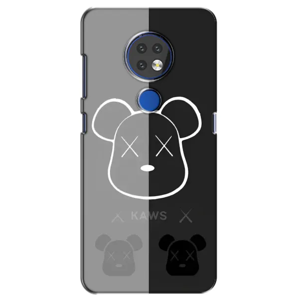 Чехол с принтом «БеарБрик глаза» для Nokia 7.2 Чехол с принтом «БеарБрик глаза» для Nokia 7.2
