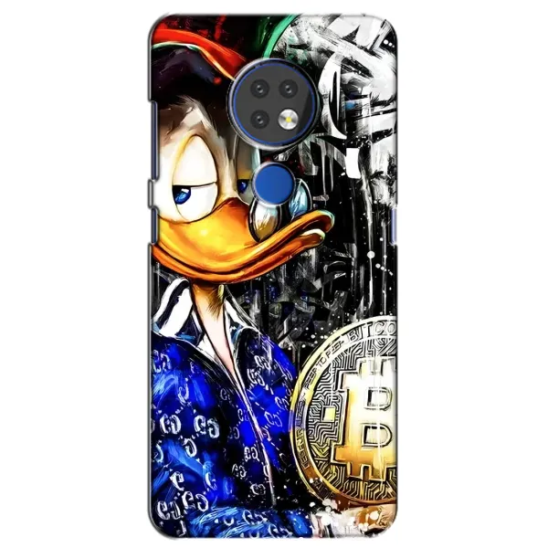 Чехол с принтом «Биткойн Скрудж» для Nokia 7.2 Чехол с принтом «Биткойн Скрудж» для Nokia 7.2