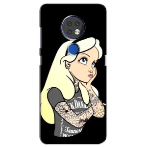Чохол з друком для Nokia 7.2 - (Мода) (AlphaPrint) (Дівчина в тату)