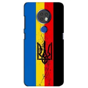 Украинские Чехлы для Nokia 7.2 с картинкой УПА (AlphaPrint) (Прапор УПА)