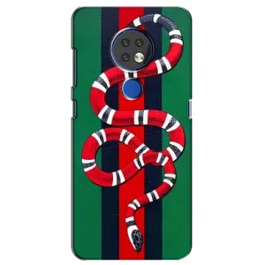 Чохли GUCCI для Нокіа 7.2 (AlphaPrint) (Gucci змія)