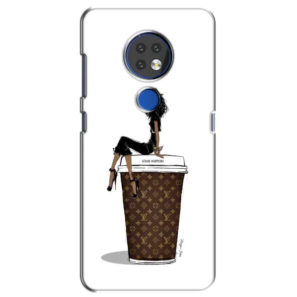 Чехол с принтом «кофе LOUIS VUITTON» для Nokia 7.2