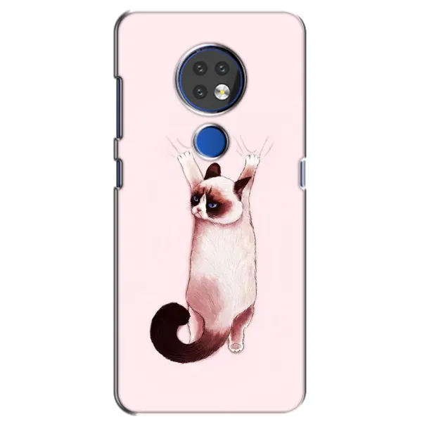 Чохол з принтом «Котик падає» для Nokia 7.2