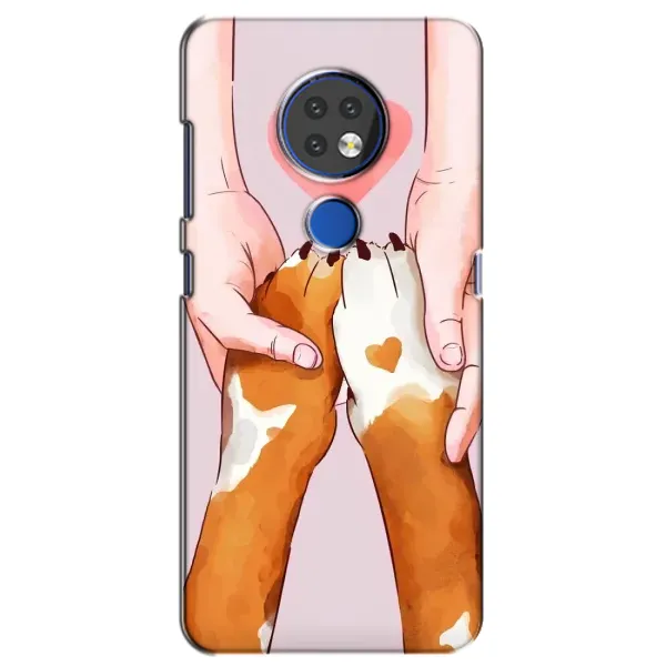 Чехол с принтом «Любовь к собакам» для Nokia 7.2