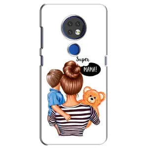 Чохол з друком для Nokia 7.2 - (Мама з дитинкою) (AlphaPrint) (Мама з синочком)