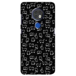 Чохол з принтом для Nokia 7.2 (AlphaPrint) Модні коти (Маленькі котики)