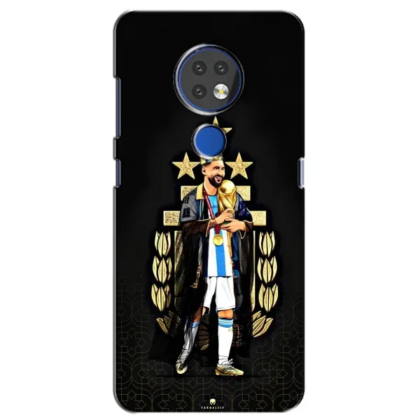 Чехол с принтом «Месси Король» для Nokia 7.2
