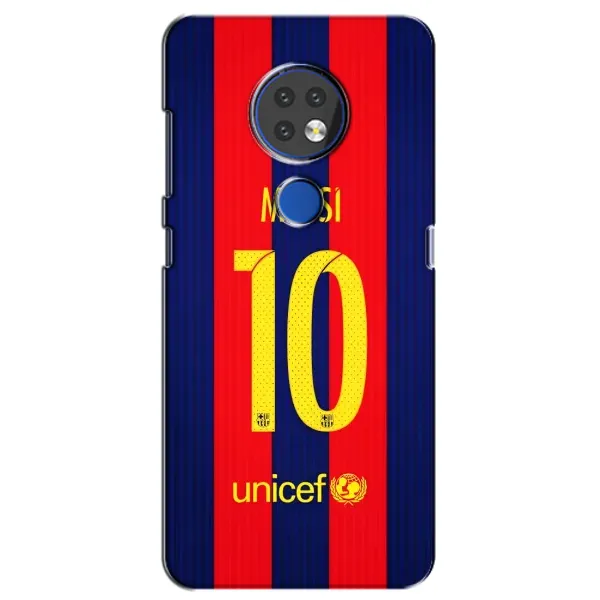 Чехол с принтом «Messi Barca 10» для Nokia 7.2