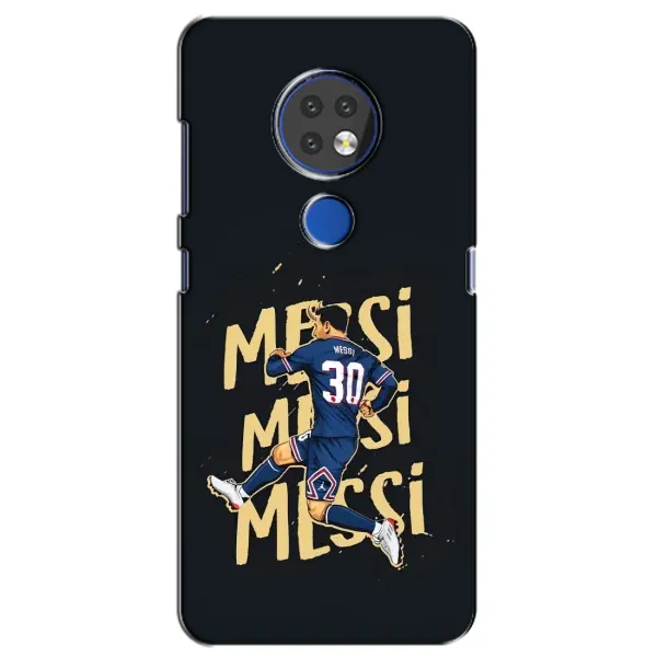 Чехол с принтом «Messi ПСЖ» для Nokia 7.2