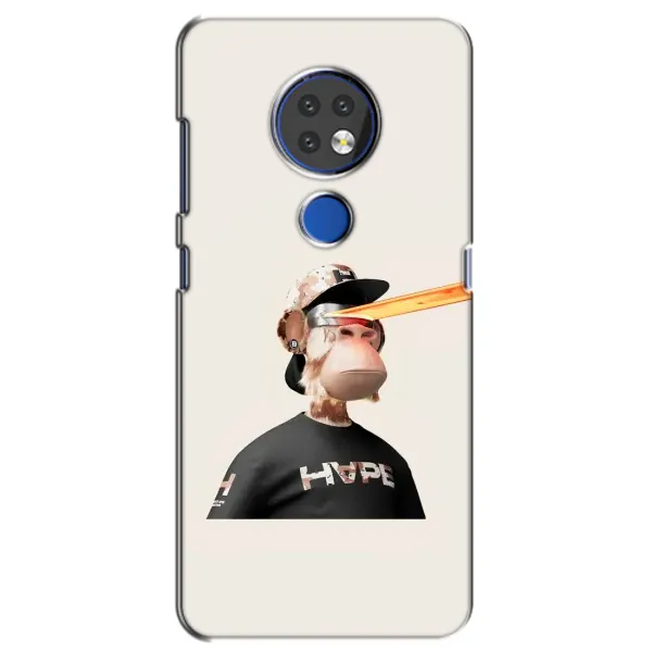 Чохол з принтом «мавпа NFT в окулярах» для Nokia 7.2