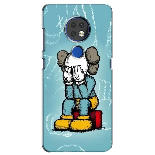 Чехол с принтом «Плач Bearbrick» для Nokia 7.2 Чехол с принтом «Плач Bearbrick» для Nokia 7.2