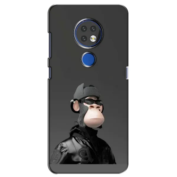 Чохол з принтом «стильна мавпа NFT» для Nokia 7.2