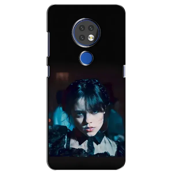 Чехол с принтом «взгляд Уэнздей» для Nokia 7.2