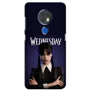 Силиконовый чехол с картинкой для Nokia 7.2 (Wednesday)