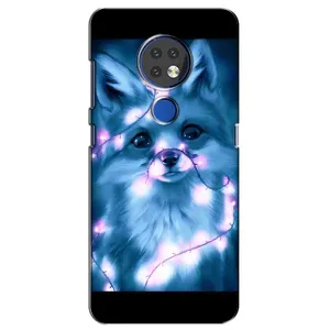 Чехлы с картинкой Лисички для Nokia 7.2 (VPrint) (Яркая лисичка)