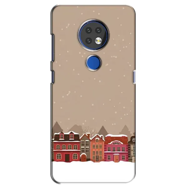 Чехол с принтом «Зимний город» для Nokia 7.2
