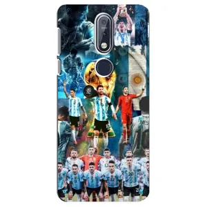 Чехлы Месси для Nokia 7 2018, 7.1 (AlphaPrint) (Аргентина Месси)