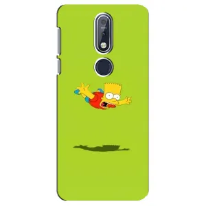 Чjхол з Сімпсонами для Nokia 7 2018, 7.1 (VPrint) (Барт Сімпсон)