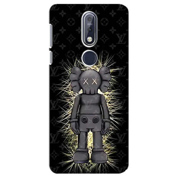 Чехол с принтом «Bearbrick LV» для Nokia 7.1 (2018)