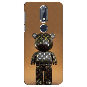Чехлы для Nokia 7 2018, 7.1 - Bearbrick Louis Vuitton (PREMIUMPrint) (Bearbrick)