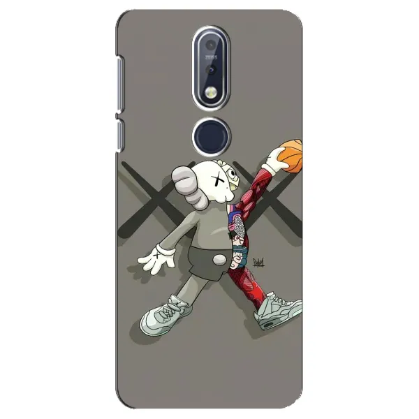 Чехол с принтом «Беарбрик Джордан» для Nokia 7.1 (2018)