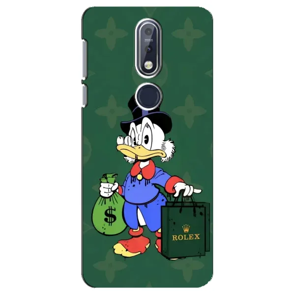 Чохол з принтом «Богата Утка» для Nokia 7.1 (2018)