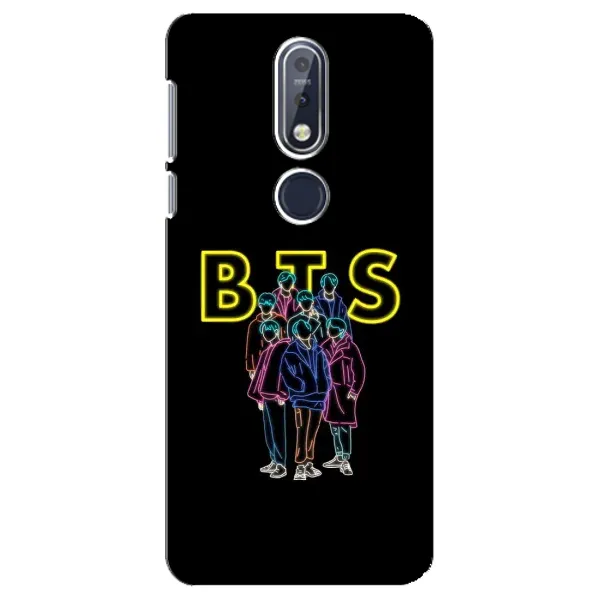 Чохол з принтом «BTS стайл» для Nokia 7.1 (2018)