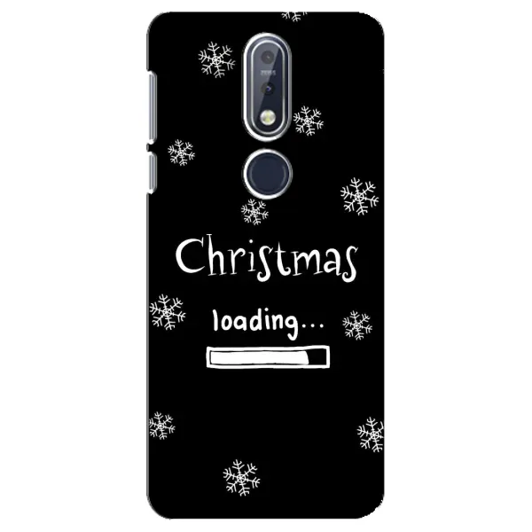 Чохол з принтом «Christmas loading» для Nokia 7.1 (2018) Чохол з принтом «Christmas loading» для Nokia 7.1 (2018)