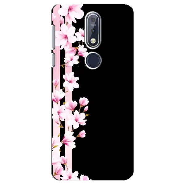 Чехол с принтом «Цветочки» для Nokia 7.1 (2018) Чехол с принтом «Цветочки» для Nokia 7.1 (2018)