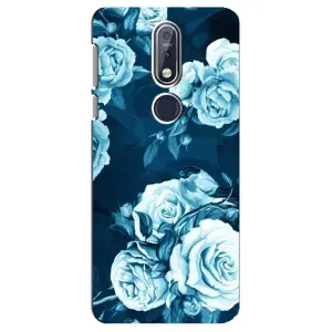 Чехлы (ART) Цветы на Nokia 7 2018, 7.1 (VPrint) (Блактині бутони)