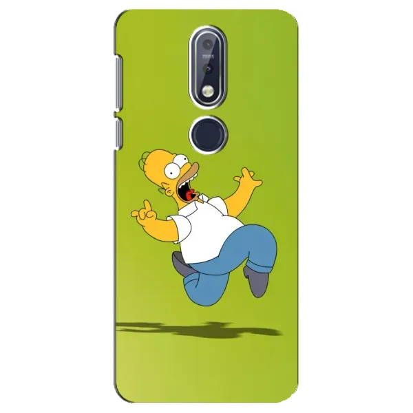 Чохол з принтом «Гомер Сімпсон» для Nokia 7.1 (2018)